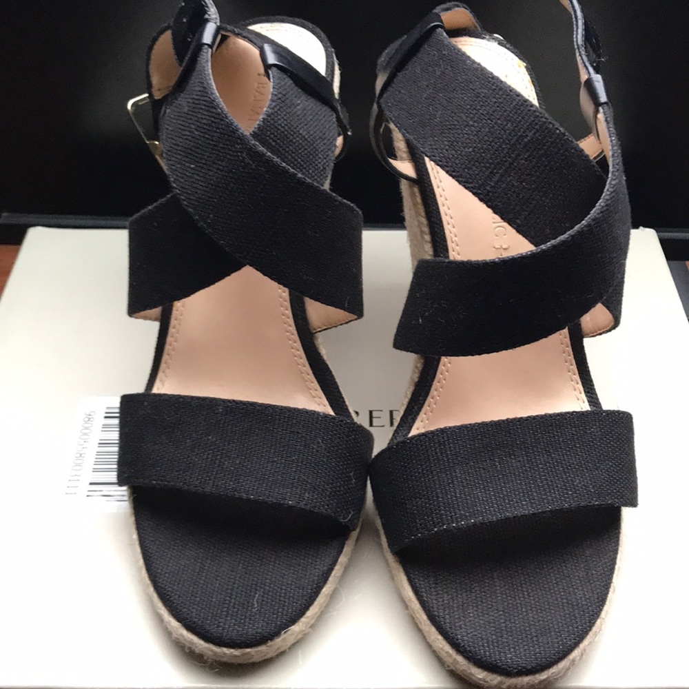 Banana Republic Tecla black Espadrille.